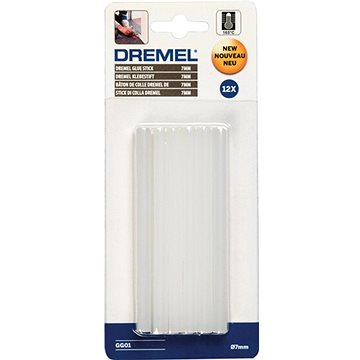 DREMEL átlátszó ragasztó rudak, 7mm, 12 db