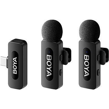 Boya BY-V20 V2.0 Android USB-C okostelefon és tablet mikrofon