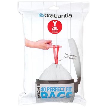 Brabantia PerfectFit zsák - 20 L (Y) - 40 db