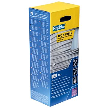RAPID Ragasztórúd, 12×190 mm, PVC és kábel, 48 db, doboz