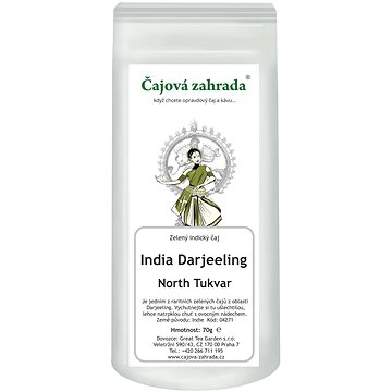 Čajová zahrada - India Darjeeling KGFOPI North Tukvar - zöld tea, 70 g
