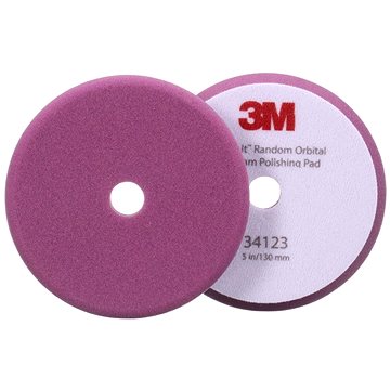 3M™ Perfect-It™ Random Orbital Fine Foam Pad polírozó korongok, szivacs, lila, 2 db, 5