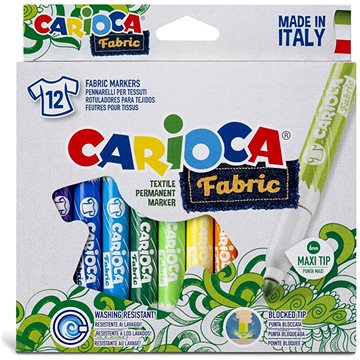 CARIOCA Fabric na textil 12 ks