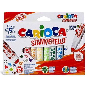 CARIOCA Stamperello 12 ks s razítky