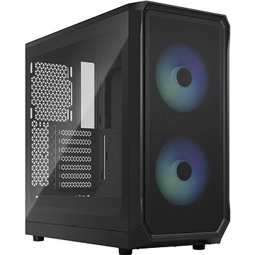 Fractal Design Focus 2 RGB Black TG Clear Tint