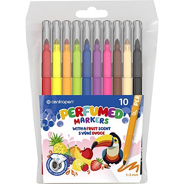 10 darabos illatosított filctoll készlet 2589