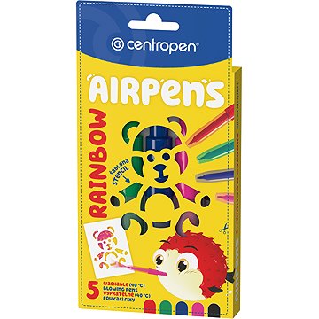 Centropen Air Pens 1500, fújós, világos színek, 5 db a csomagban