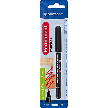 CENTROPEN 2846 - tartós, fekete