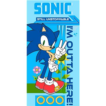Kaptan Megállíthatatlan Sonic - törölköző gyerekeknek
