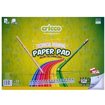CRICCO A3, 10 ív, 170g/m2, fehér papír