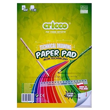 CRICCO A4, 10 ív, 170g/m2, fehér papír