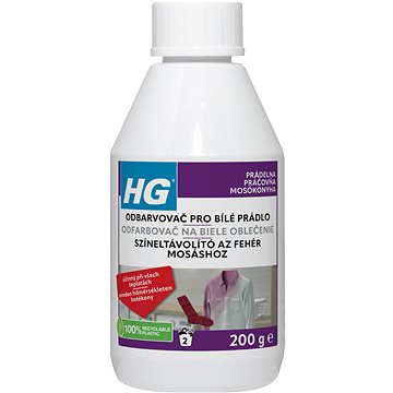 HG textilfehérítő véletlenül elszíneződött fehér ruhákhoz 200 g