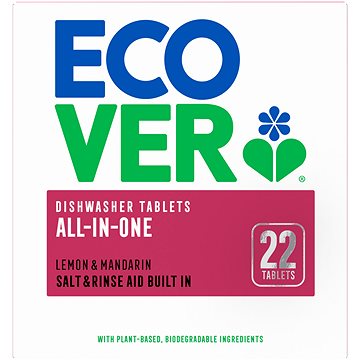ECOVER All in One Lemon & Mandarin 22 db
