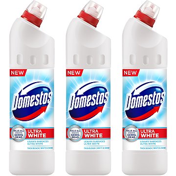DOMESTOS Triopack Extended Power White & Shine 750 ml