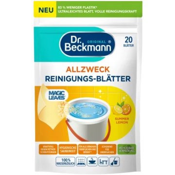 DR. BECKMANN Summer Lemon Univerzális tisztítótörlőkendők, 20 db