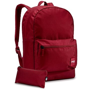 Case Logic Commence újrahasznosított anyagból készült hátizsák, 24 l Pomegranate Red