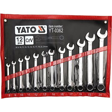 Yato 12 db-os csillagkulcs készlet 8-24 mm