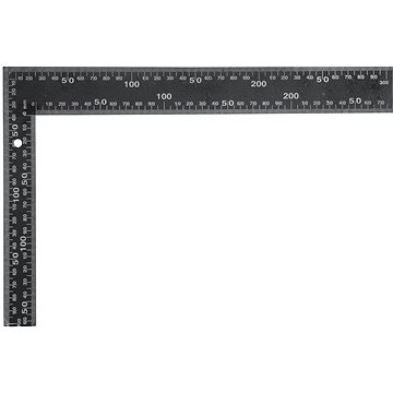 VOREL asztalos derékszög 400 x 600 mm fekete