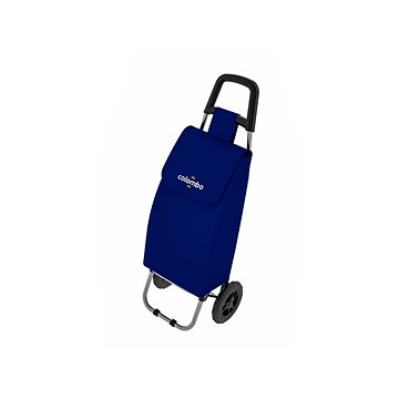 COLOMBO ROLLY kék bevásárlótáska kerekekkel, 40 l, teherbírása 25 kg