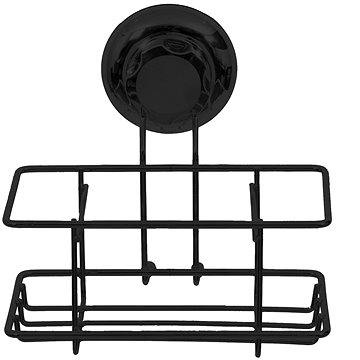 COMPACTOR Bestlock Black kicsi, tapadókoronggal, fúrás nélkül, teherbírás 6 kg