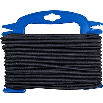 CONNEX PP gumikötél, 6 mm × 15 m, fekete, csévélt