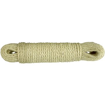 CONNEX Szizál tekercselt kötél, 5 mm × 20 m, természetes színű