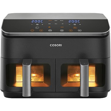 Cosori Dual Basket 8,5 l + 5 nyárs és rostély