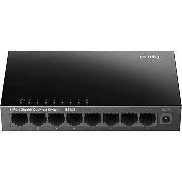 CUDY 8-Port Gigabit Metal Switch