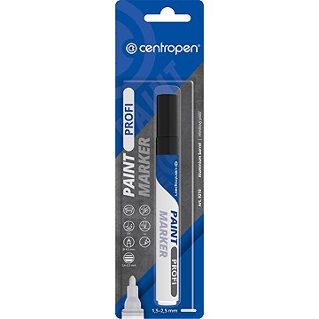 Centropen 9210 Lakkmarker, fekete