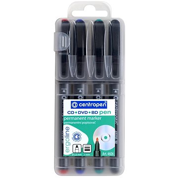 Centropen 4606/4 CD Marker szett, tokban