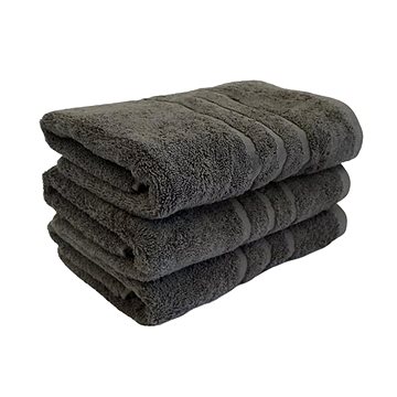 Profod Viola Törölköző, sötétszürke, 70×140 cm
