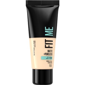 MAYBELLINE NEW YORK Fit Me! Matte & Poreless Foundation 100 Warm Ivory 30 ml