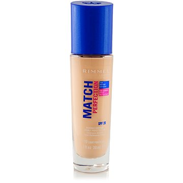 RIMMEL LONDON Match Perfection Foundation SPF20 010 Light Porcelain 30 ml