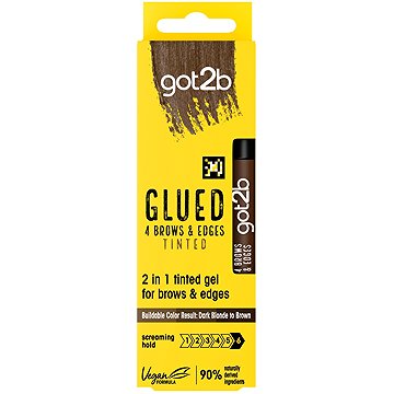 got2b Glued 4 Brows & Edges Tinted Brown 16 ml