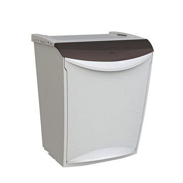 Denox Ekosystem Szelektív szemetes, 25 l, szürke - vegyes