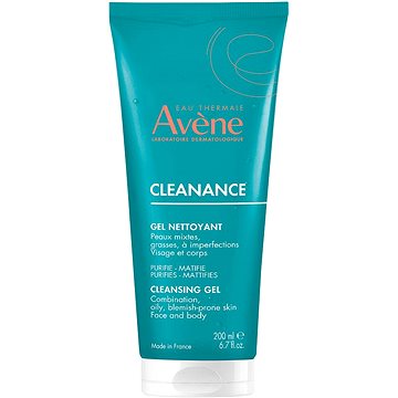 AVENE Cleanance tisztító gél pattanásokra hajlamos érzékeny bőrre 200 ml