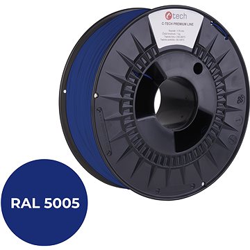 C-TECH PREMIUM LINE ASA 3D nyomtatószál, szignálkék RAL5005