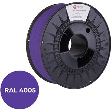 C-TECH PREMIUM LINE PETG 3D nyomtatószál, kékeslila RAL4005