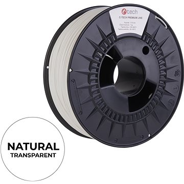 C-TECH PREMIUM LINE PLA 3D nyomtatószál, természetes