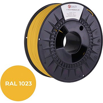 C-TECH PREMIUM LINE TPU 90A rugalmas, szállítószál, sárga, RAL1023