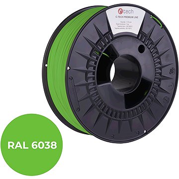 C-TECH PREMIUM LINE TPU 90A rugalmas, lumineszcens zöld, RAL6038