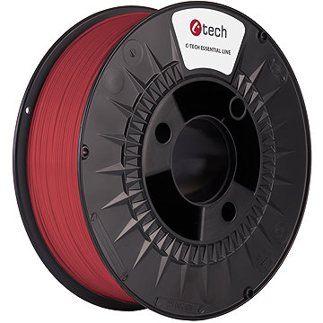 C-TECH ESSENTIAL LINE, PETG, piros, 1,75 mm, 1 kg