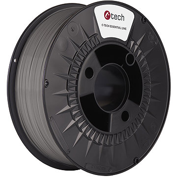C-TECH ESSENTIAL LINE, PLA, szürke, 1,75 mm, 1 kg