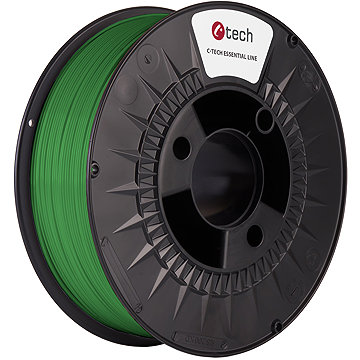 C-TECH ESSENTIAL LINE, PLA, zöld, 1,75 mm, 1 kg