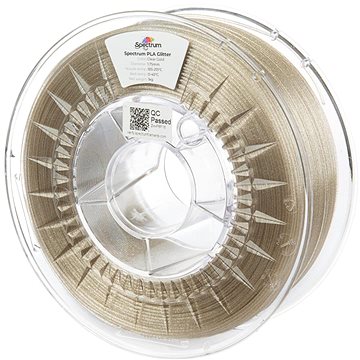 Spectrum 3D nyomtatószál, PLA Glitter, 1,75 mm, Clear Gold, 1 kg