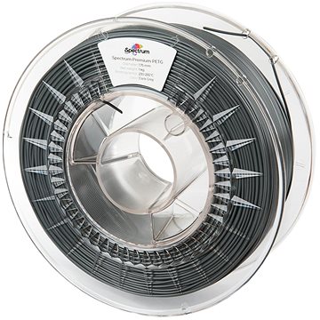 Spectrum 3D nyomtatószál, Premium PET-G, 1,75 mm, Dark Grey, 1 kg