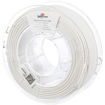 Spectrum S-Flex 98A 1,75 mm, Polar White, 0,25 kg