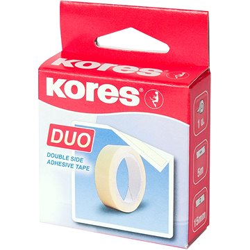 KORES Kétoldalú ragasztószalag DUO 5 m x 15 mm