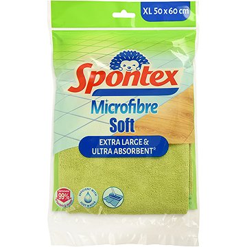 SPONTEX Soft mikroszálas padlótisztító kendő 50 × 60 cm