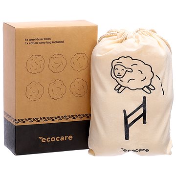 ECOCARE Gyapjúgolyók szárítóhoz 6 db